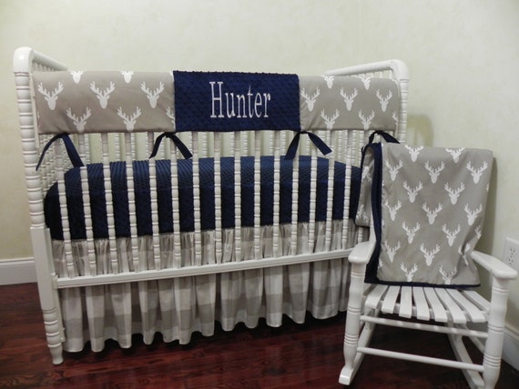 deer crib bedding set