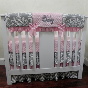 custom mini crib bedding