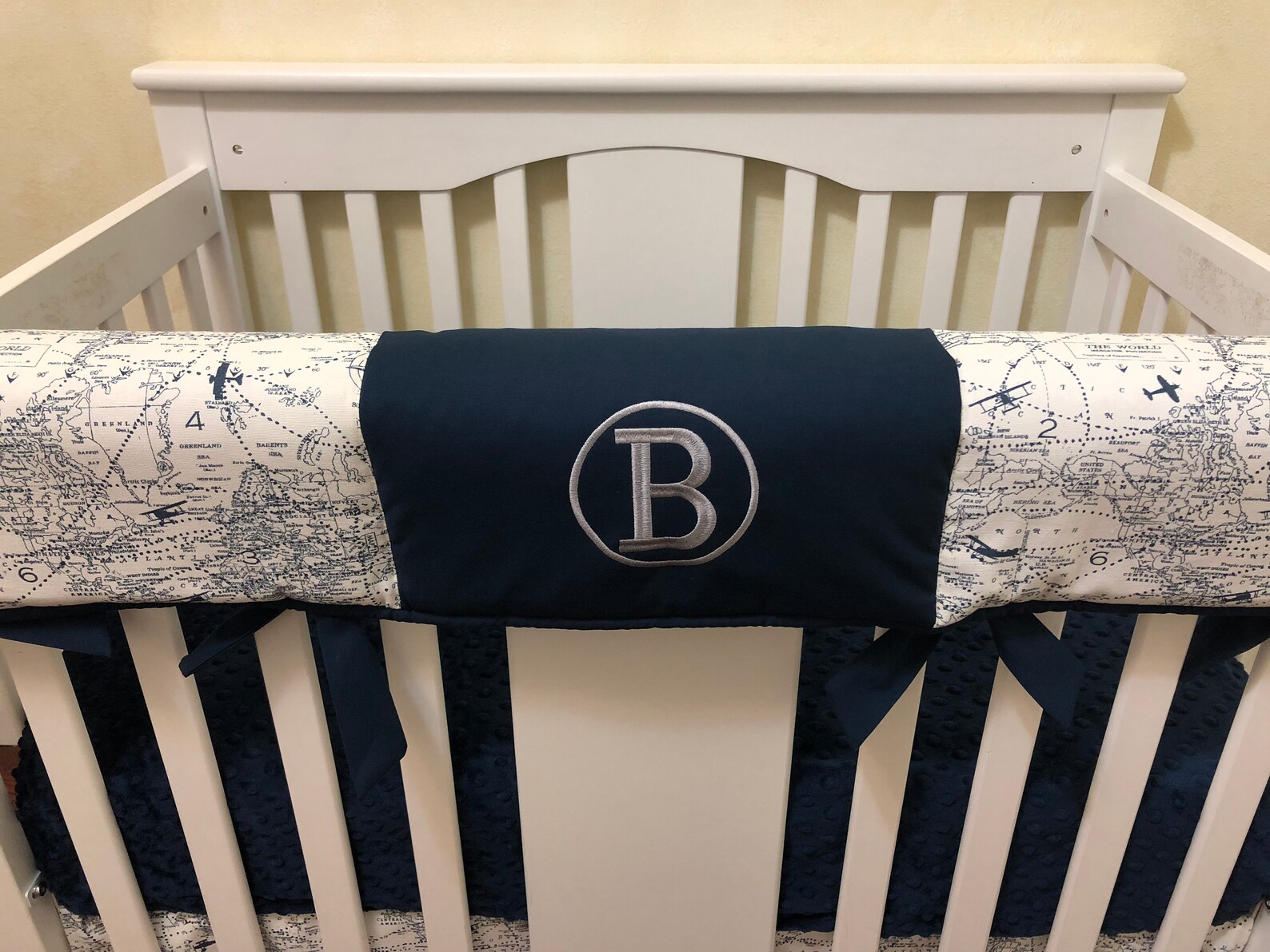 Baby Boy Airplane MINI Crib Bedding Boy Mini Crib Baby Etsy