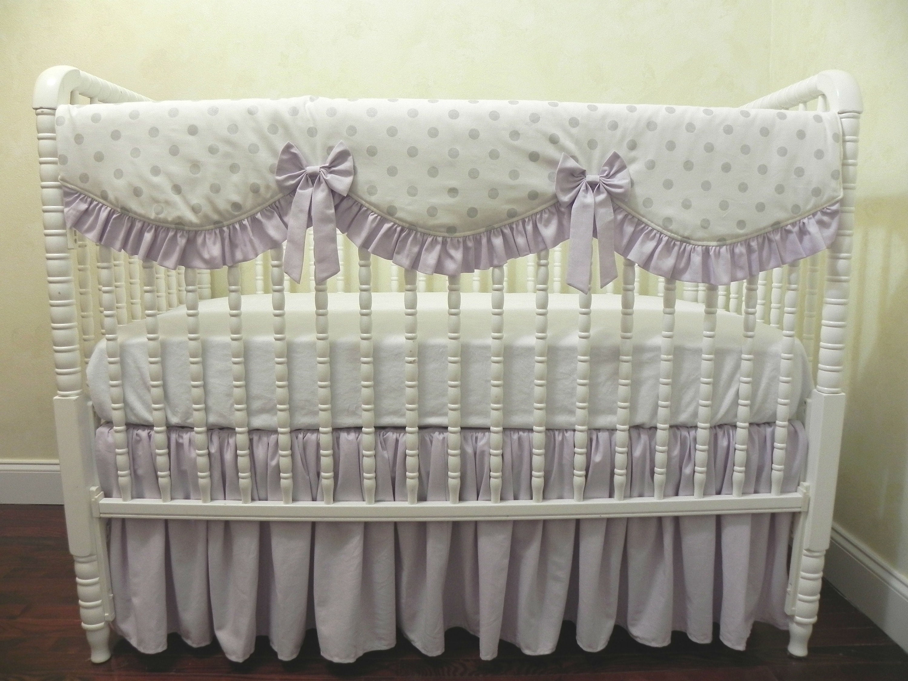 lavender baby girl bedding