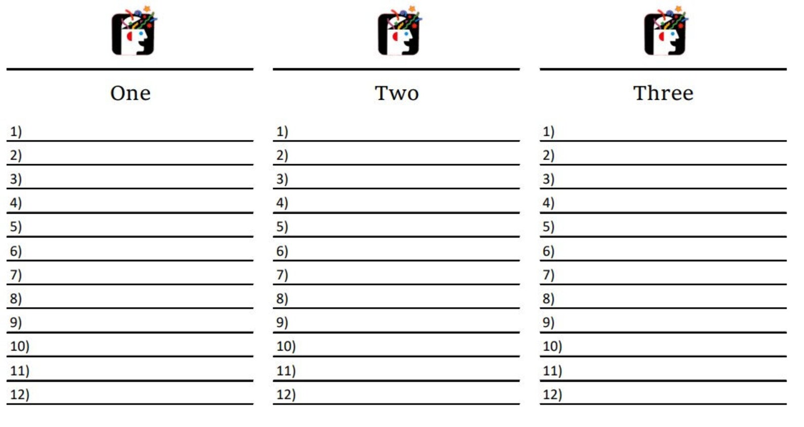 Scattergories - Replacement Answer Sheets - Board Game Printable - Digital Download - Etsy
