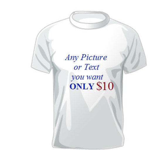 1 custom t shirt