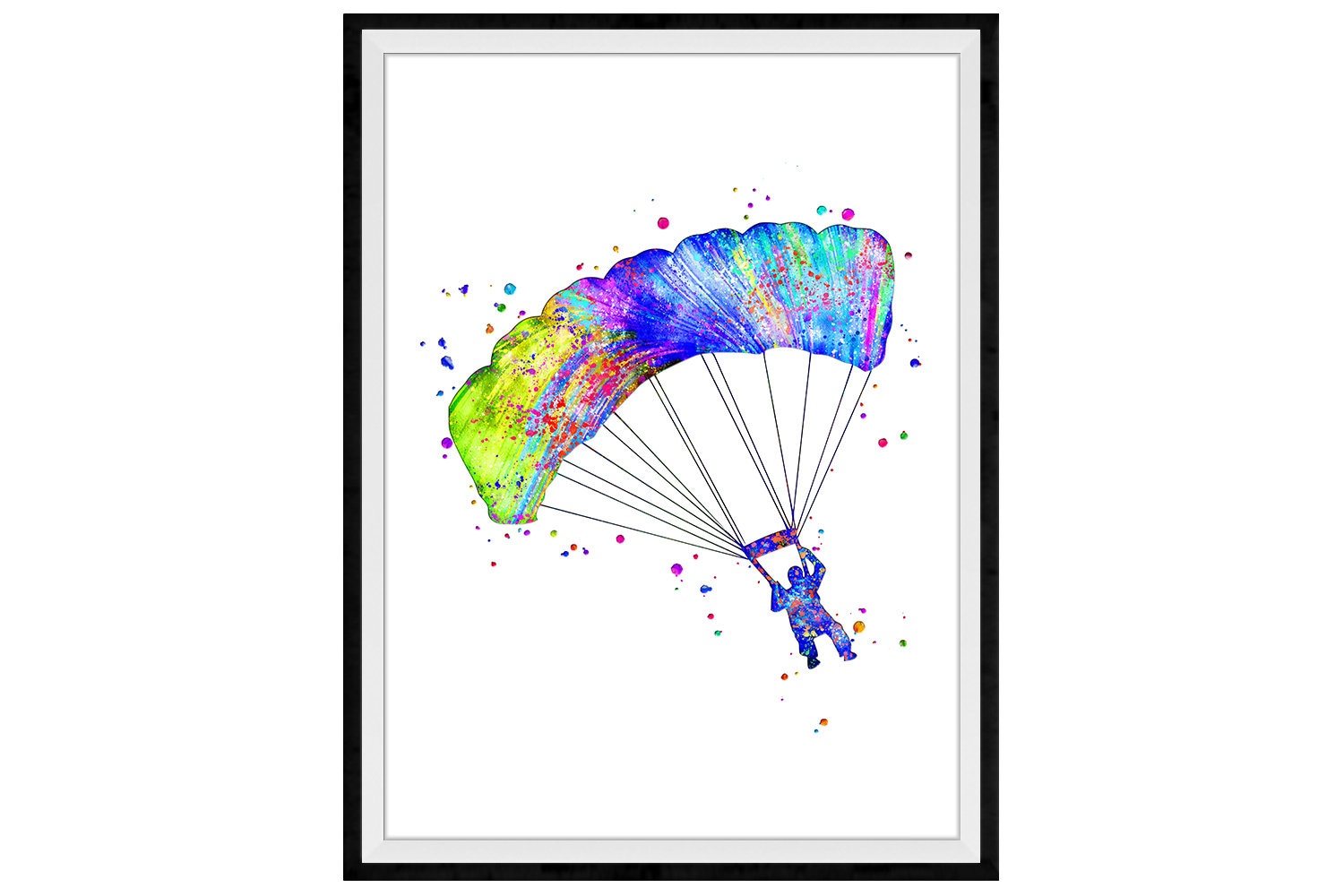 Skydiving Painting - Etsy