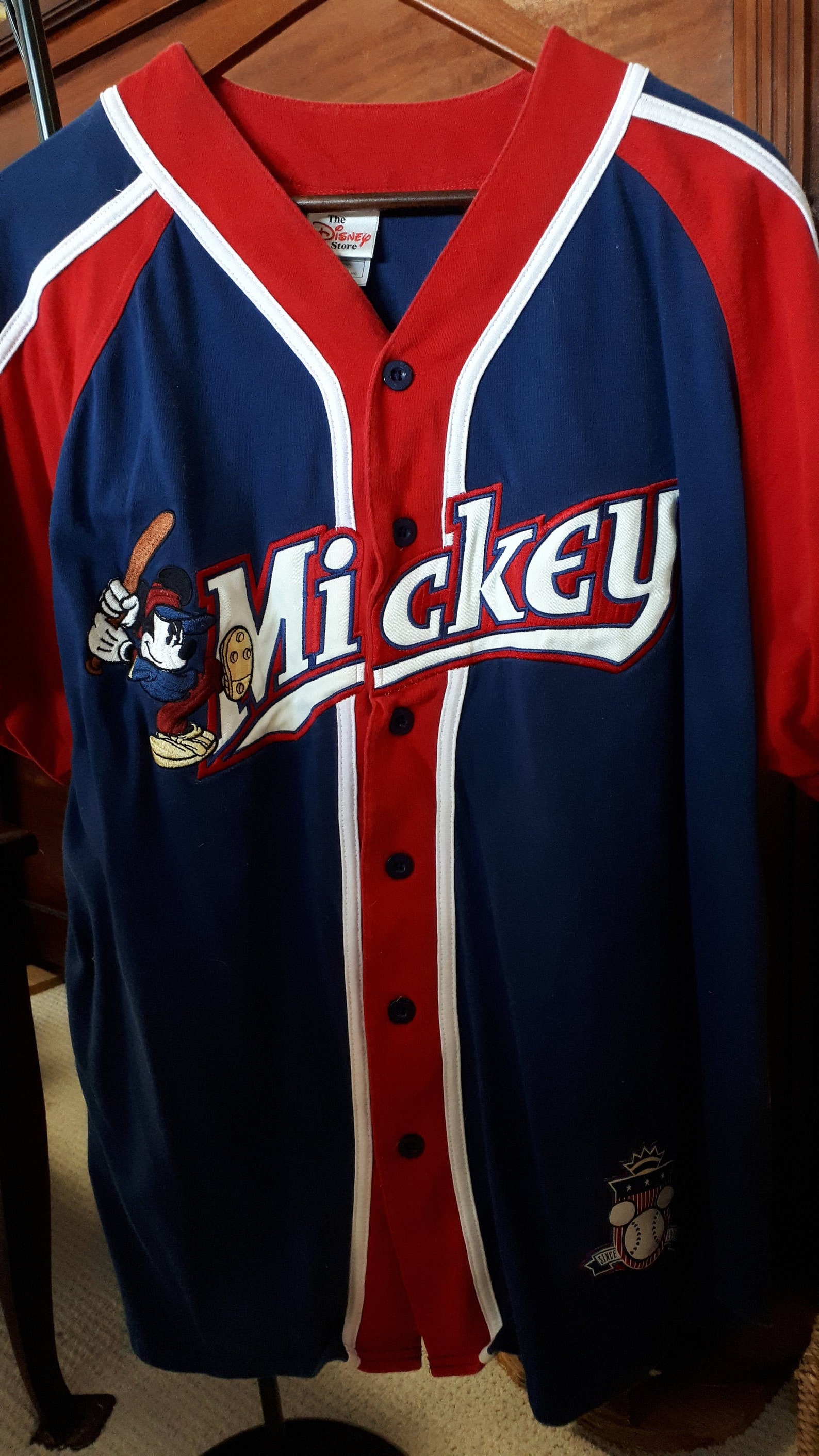 Vintage Mickey Mouse Baseball Jersey Shirt T Disney | Etsy
