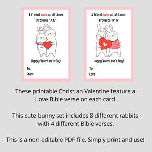 Christian Valentine Cards Printable Bible Verse Valentines Bunny ...