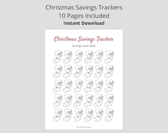 Christmas Savings Tracker | Money Saving Challenge