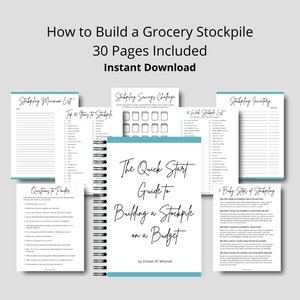 How to Stockpile Quick Start Guide to Building a Stockpile on a Budget Printable Stockpiling Ebook image 1