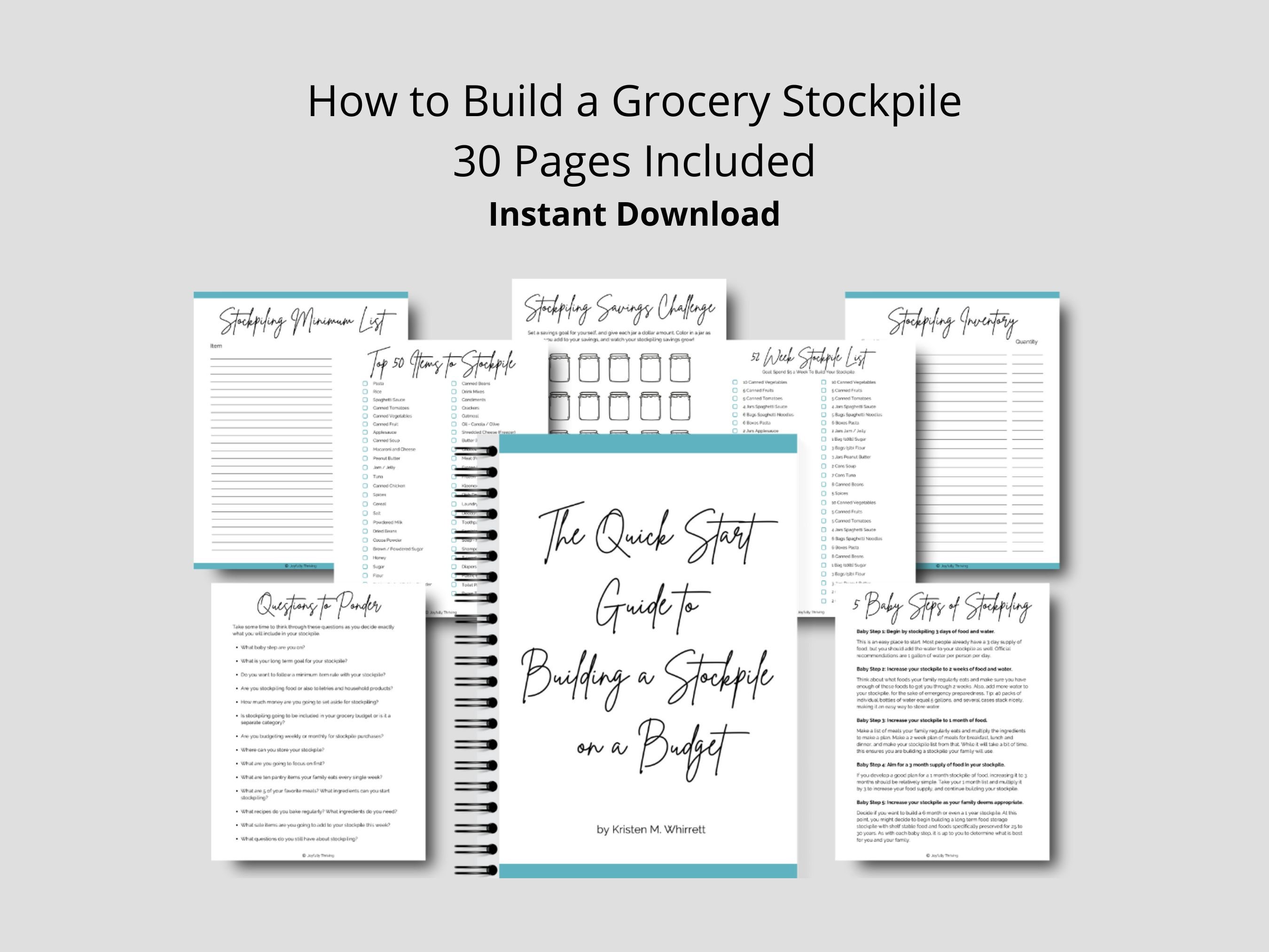How to Stockpile Quick Start Guide to Building a Stockpile on a Budget
