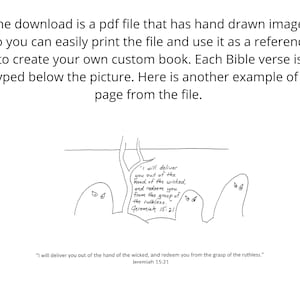 Bible Verse Placement Guide Printable Template Download Digital Instructions Scripture Writing Tutorial Custom Book Creation Christian Graduation Gift Memory Journal Project Handwritten Personalized Faith Based Keepsake DIY Religious