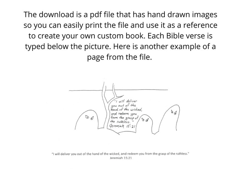 Bible Verse Placement Guide Printable Template Download Digital Instructions Scripture Writing Tutorial Custom Book Creation Christian Graduation Gift Memory Journal Project Handwritten Personalized Faith Based Keepsake DIY Religious