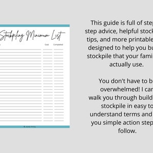 How to Stockpile Quick Start Guide to Building a Stockpile on a Budget Printable Stockpiling Ebook image 4