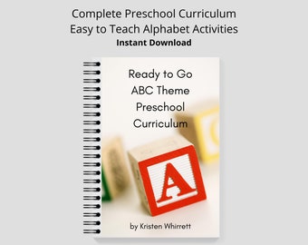 A Complete Preschool Curriculum | Printable Preschool Lesson Plans | Preschool Themes | Homeschool Preschool Curriculum