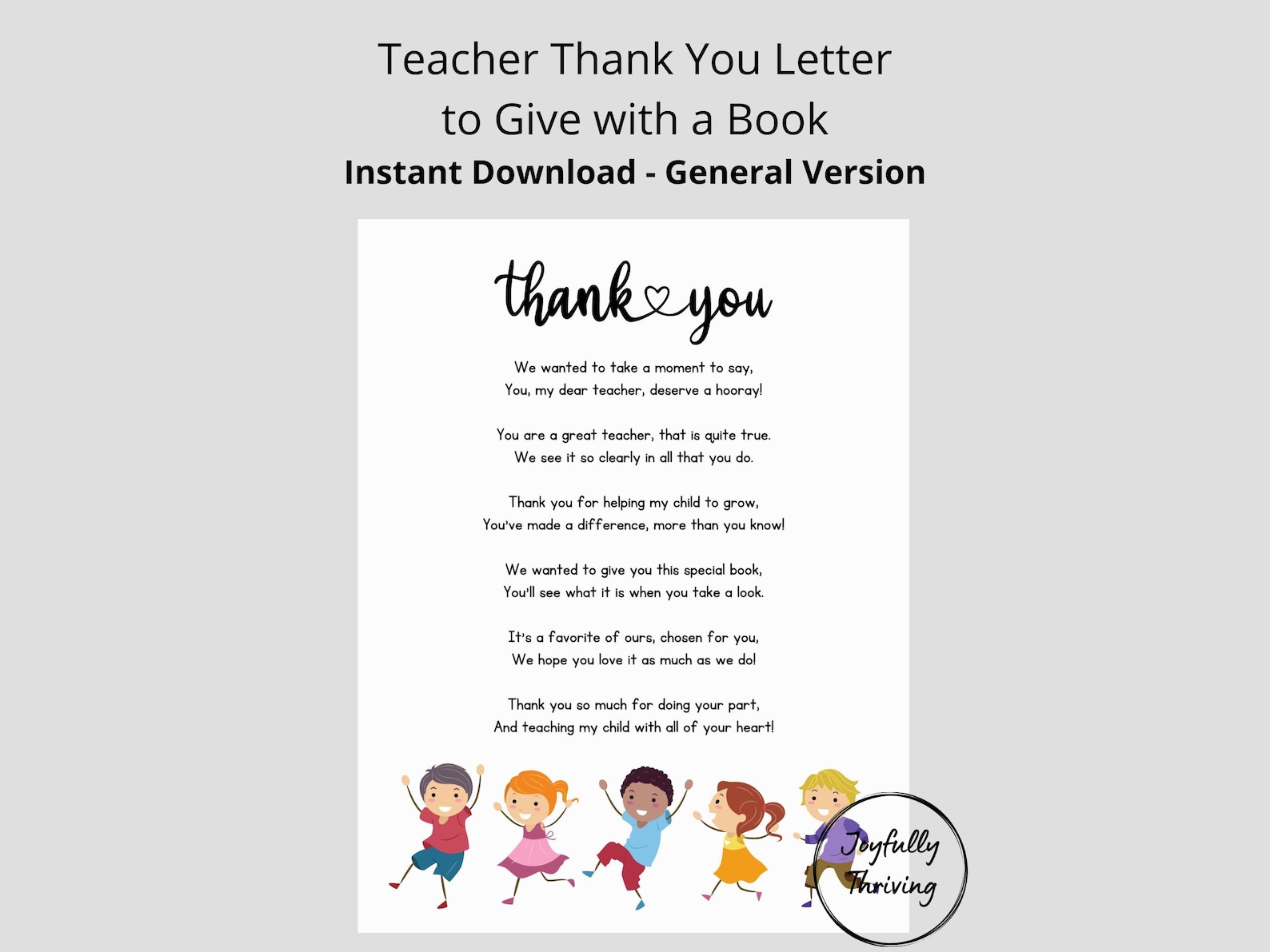 Printable Teacher Gifts for Teacher Appreciation Gift Thank You Gift ...