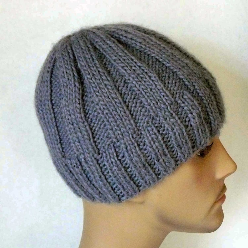 mens ribbed beanie hat