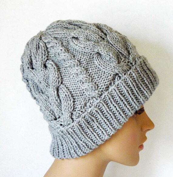 womens cable knit hat