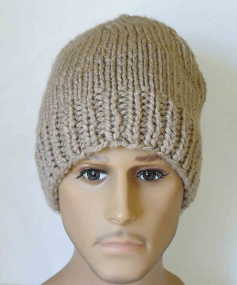 Very Easy PDF PATTERN for Beginners #106 Stylish Knit Hats Patterns ...