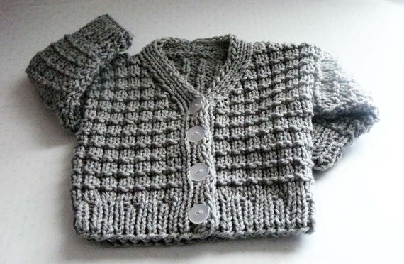 Knitting Pattern Knit Baby Cardigan Pattern Pdf Knit 0 3 Mo Newborn Baby Jacket Patterns Knit Infant Patterns Baby Shower Gift Pattern