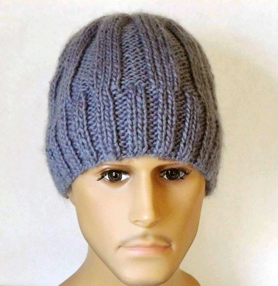 Knitting Pattern Knit Ribbed Beanie Hat Pattern Mens Knit Hat Pattern Knit Teen Beanie Patterns Trendy Stylish Mens Hat Pdf Pattern 117