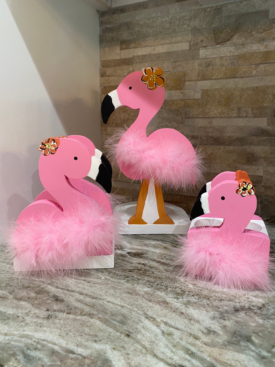 Flamingo Paper Towel Holder Flamingo Napkin Holder Etsy