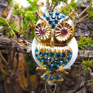 Decorative Owl Badge Reel Retractable Badge Holder Badge Reel Retractable Quality Nurse ID Badge Clip Rhinestone Badge Reel Color • 10