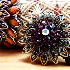 Floral ID Badge Reel, Intrekbare Nurse Badge Reel, Rhinestone Badge Reel, Women's Floral Design Badge Reel, Bling Flower Badge Reel