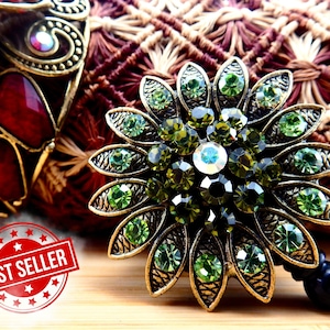 Badge Clip Bling, Beautiful Flower Badge Clip, Retractable Badge Holder , ID Badge Holder, Nurse Badge Reel, Retractable Badge Reel