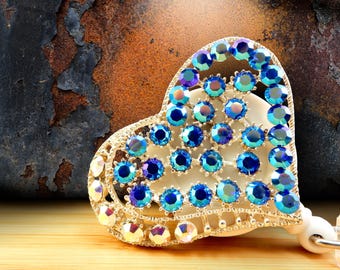 Heart Badge Clip, Nurse Graduation Gift, Clinical Nurse Accessory, RN Gift