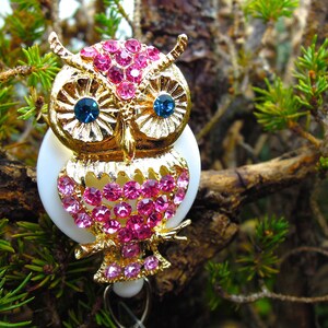 Decorative Owl Badge Reel Retractable Badge Holder Badge Reel Retractable Quality Nurse ID Badge Clip Rhinestone Badge Reel Color • 5