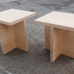 Donald Judd Inspired Side Tables