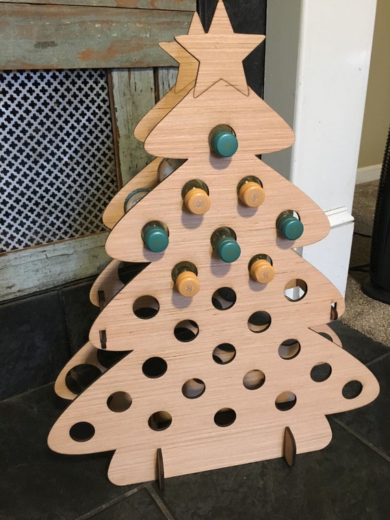 Christmas Tree Advent Calendar for Mini Wine Bottles Unfinished & FREE  SHIPPING - Etsy