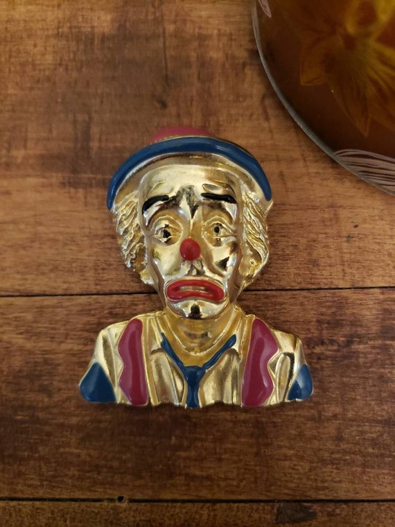 Sad Hobo Clown Brooch