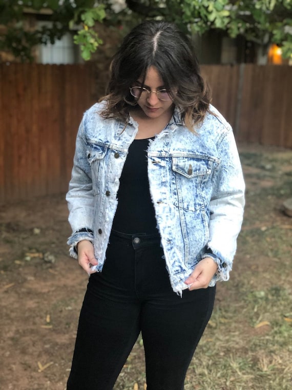 Vintage 80s Unisex Denim Guess Jacket Etsy