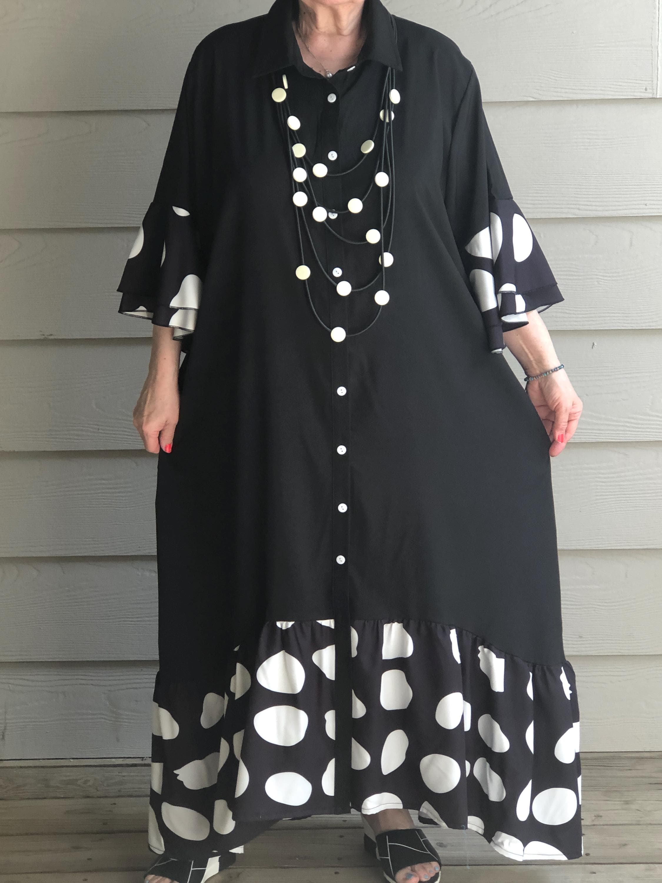 Asymmetrical Polka Dot Dress - Etsy Asymmetrical Polka Dot Dress - Etsy