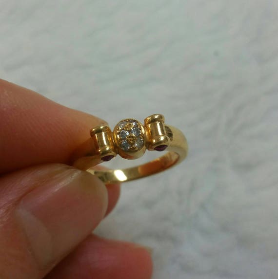 14k gold diamond ring (pre-own) - image 1