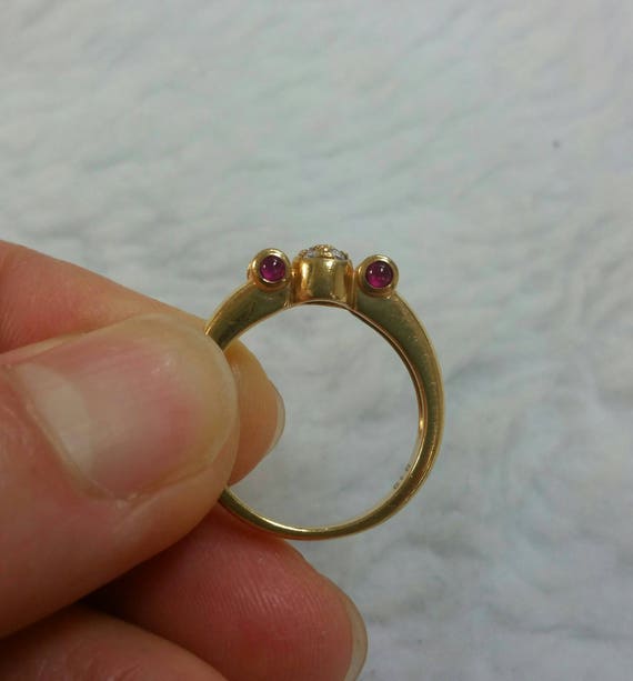 14k gold diamond ring (pre-own) - image 2