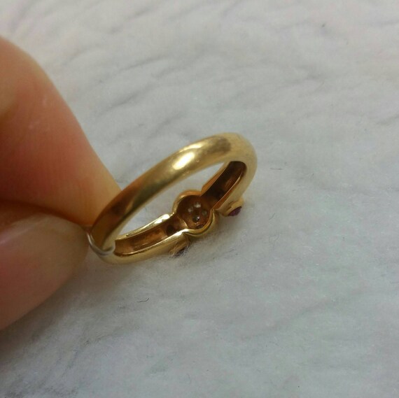 14k gold diamond ring (pre-own) - image 3