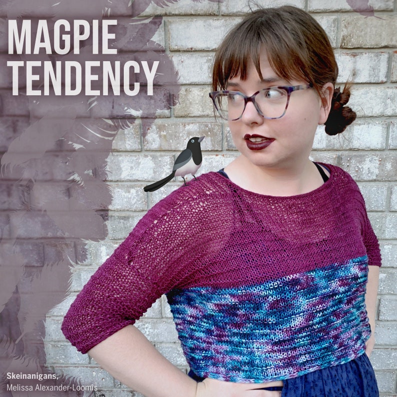 Magpie Tendency Knitting Pattern Download image 1