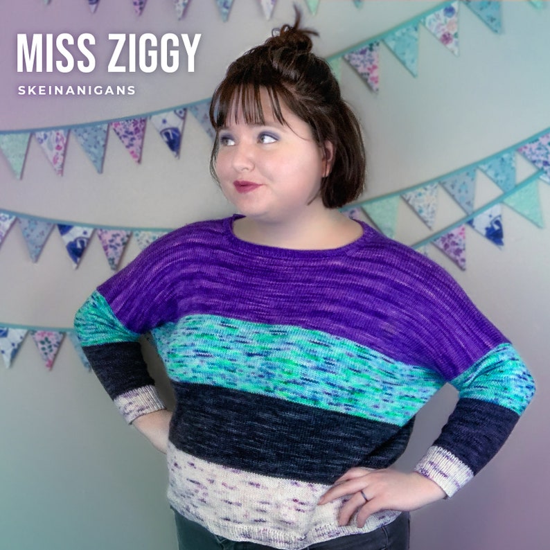 Miss Ziggy Knitting Pattern Download imagem 2