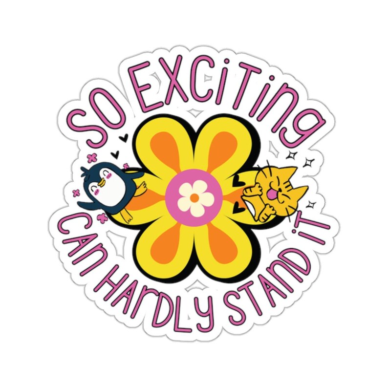 Cheer Team Sticker for Teen Daisy Positivity Sticker for Drama Dance