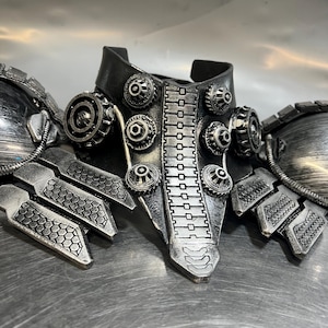 Posture Collar shoulder Armor Retro Futuristic Dieselpunk Cyberpunk Steampunk Industrial