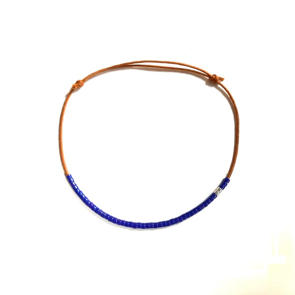 BLEU - bracelet d'amitié 6