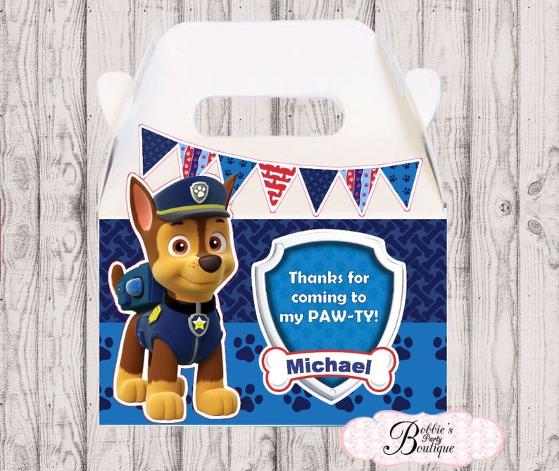 paw patrol canvas boxes
