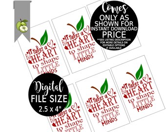 Personalised Thank You Teacher Box Frame It takes a Big Heart Teacher Poison