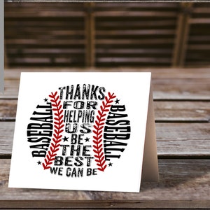 Baseball Team, Coach Appreciation Gift, Printable Coach Gift, Last ...