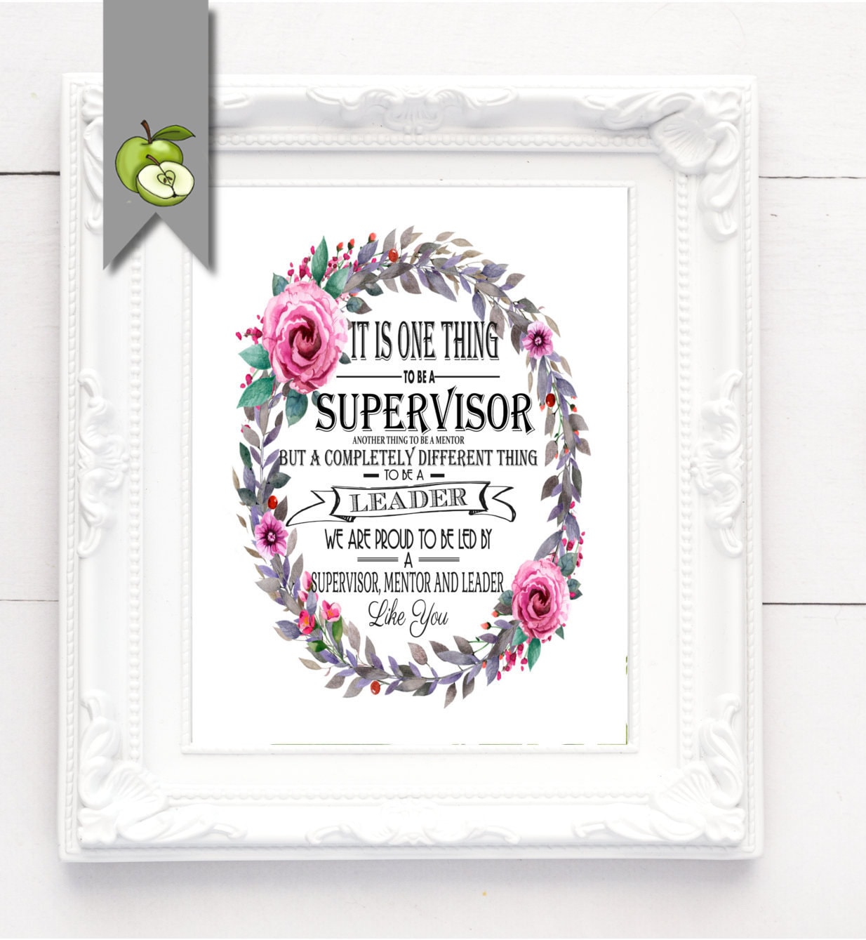Supervisor appreciation day Supervisor week boss poster Etsy