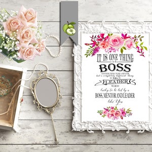 Printable Boss Appreciation Day Gift, Boss Week, Boss Card, Boss, Thank ...