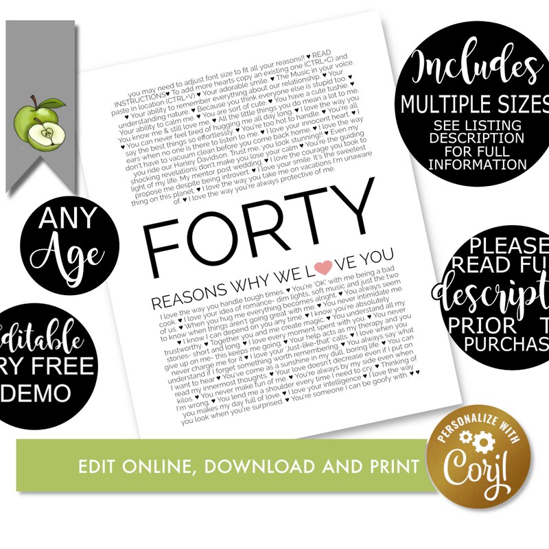 40 Reasons We Love You Etsy 40 reasons we love you etsy