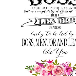 Printable Boss Appreciation Day Gift, Boss Week, Boss Card, Boss, Thank ...