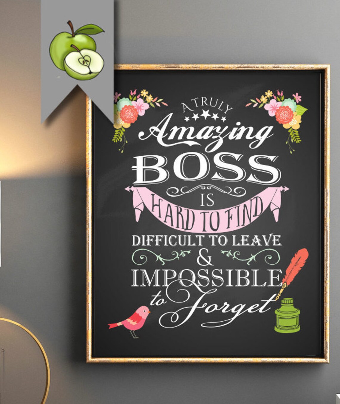 Boss appreciation week gift A truly amazing Boss is hard to Etsy