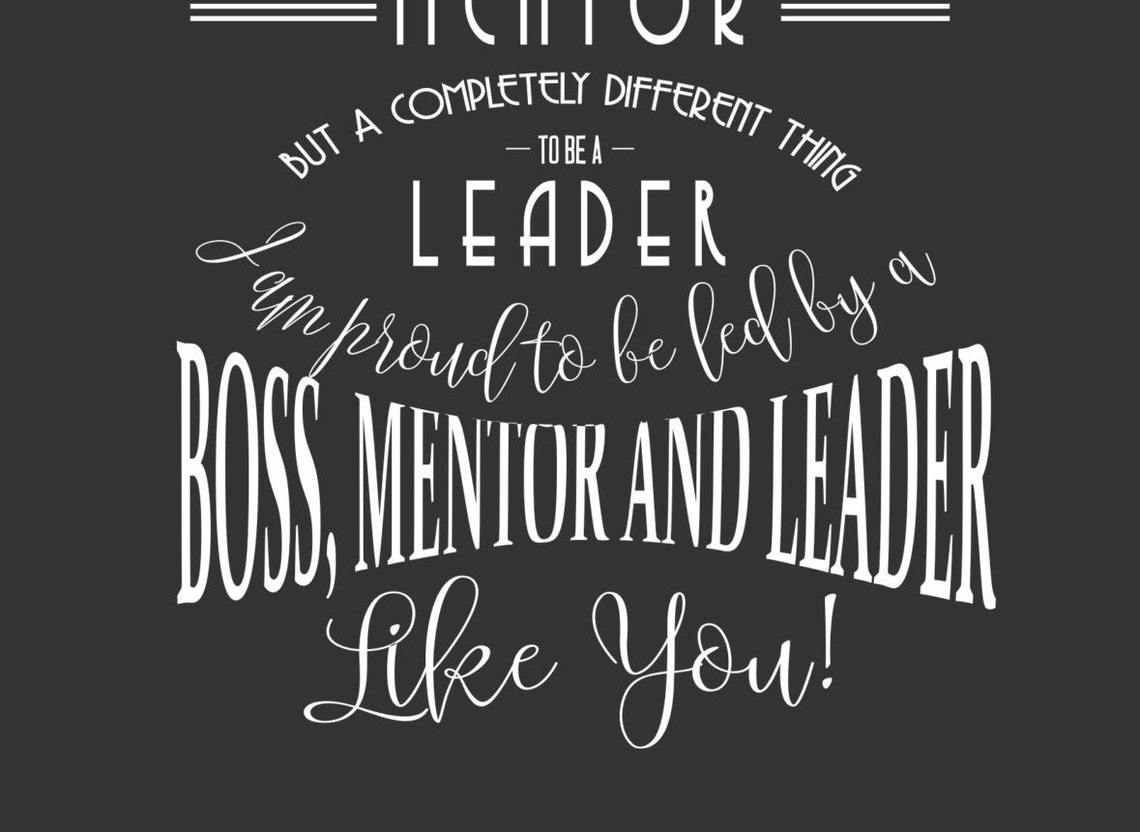 Boss mentor and leader appreciation day week Boss week card Etsy